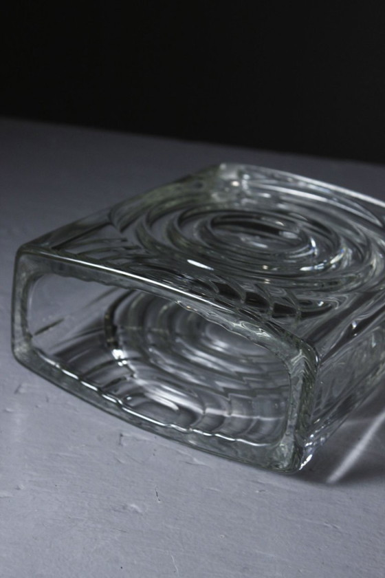 Vratislav Šotola & Hermanova Hut - Vase 20262/170 Op Art 1970 Czech Republic – Glass (photo 5 of 6)