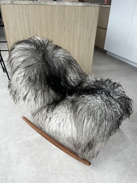 Image 1 of Fauteuil à bascule Eames vintage pour Herman Miller, années 1960