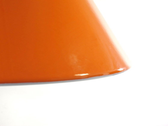 Arne Jacobsen Poulsen lampada da biliardo arancione anni '60 – Louis Poulsen, Lampade a sospensione (photo 3 of 7)