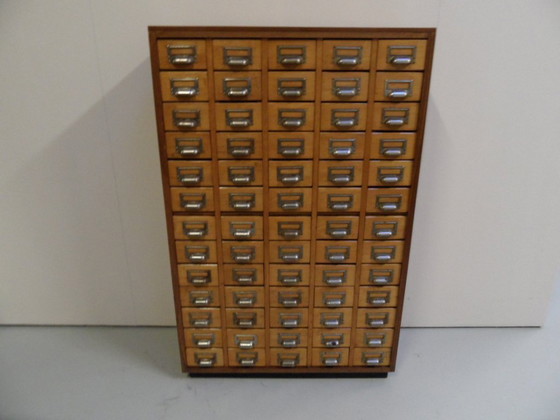 Image 1 of Vintage shop cabinet with 65 drawers