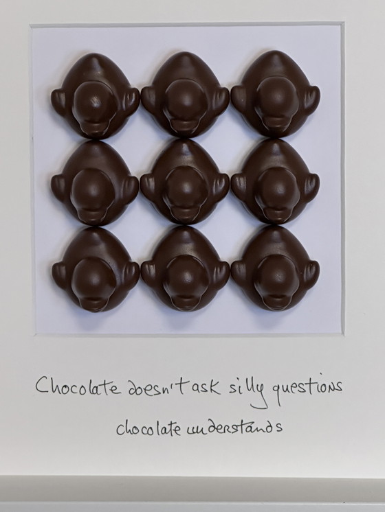 Image 1 of Le chocolat ne pose pas de questions idiotes, le chocolat comprend.
