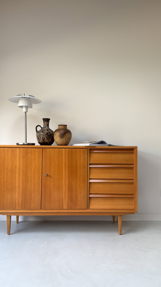 Image 1 of Vintage wooden mid-century sideboard B&K