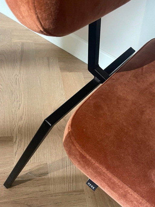 2x Henk - Ode Dining Chair (Royal Magnolia 160) – Studio Henk, eetkamerstoelen, Velvet (photo 2 of 5)