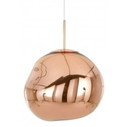 Lámpara colgante Melt de Tom Dixon, cobre, 50 €