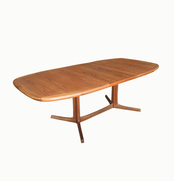 Image 1 of Table de salle à manger extensible vintage danoise en teck