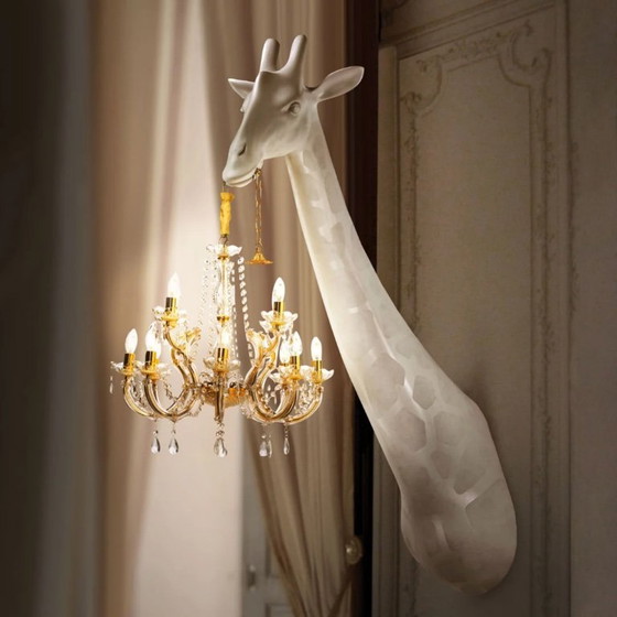 Qeeboo Giraffe In Love Wall Lamp – Wall lights, Glass, Metal (photo 3 of 5)
