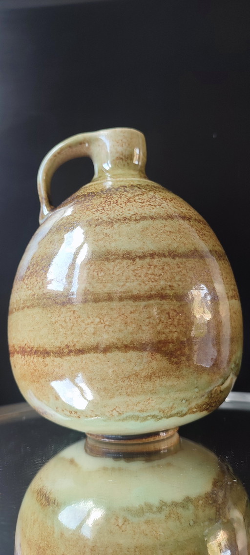 Brocca in gres di Matthieu Liévois, Atelier Créamik (Séné, Morbihan)