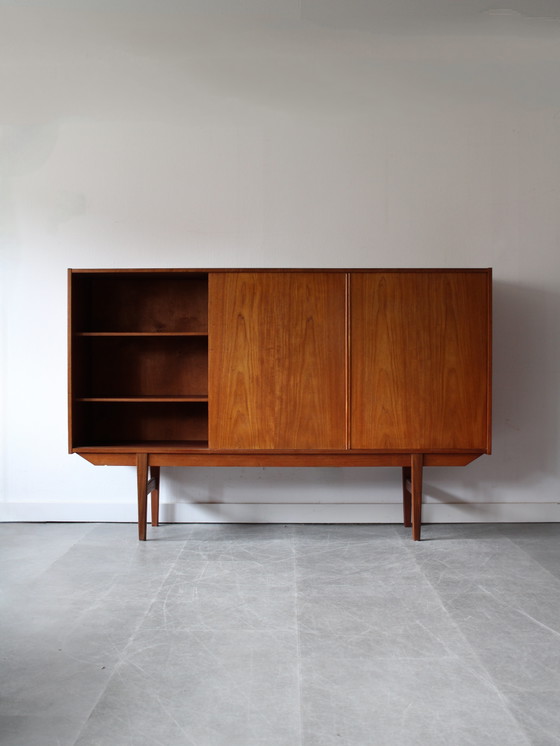 Image 1 of Vintage Danish highboard in teak 