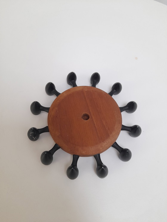 Image 1 of Candeliere Digsmed in teak e metallo per 12 candele