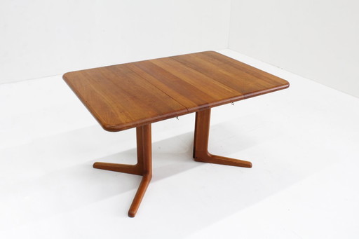 Vintage Danish Extendable Teak Dining Table 1960s