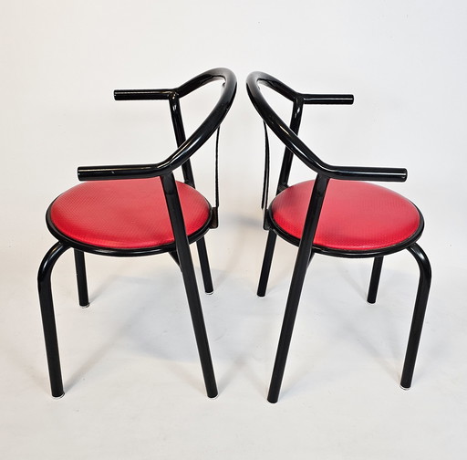 Ikea - Maxmo  - (2) Eetkamerstoelen - Post Modern - Italie - 80'S