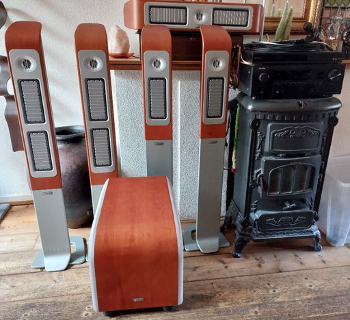 Ensemble audio home cinéma Infinity Cascade avec amplificateur Denon AVR-X1600H