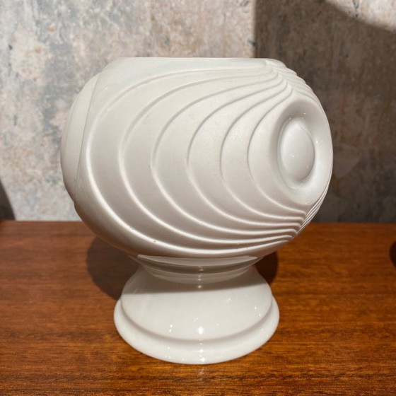 Image 1 of Op Art porcelain vase Royal Bavaria 60's