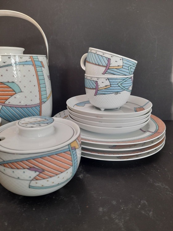 Service a petit déjeuner Rosenthal Dorothy Hafner / Tapio Wirkkala, Vaisselle, Porcelaine, Multicolore (photo 3 sur 7)