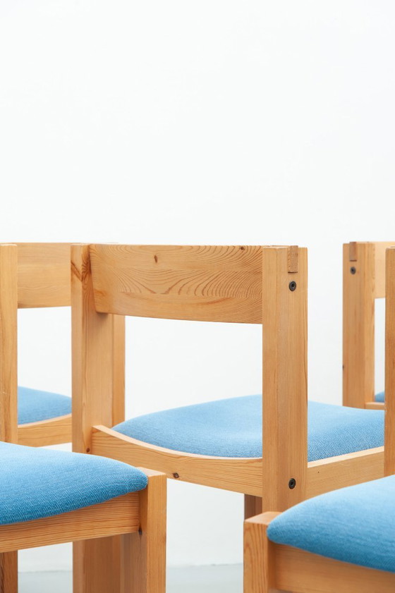 Image 1 of 6x dänische Esszimmerstühle aus Kiefer 