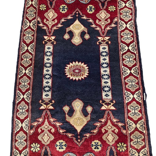 Antico tappeto persiano finemente annodato a mano, metà del XX secolo