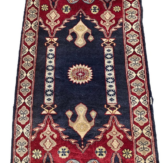 Image 1 of Antico tappeto persiano finemente annodato a mano, metà del XX secolo