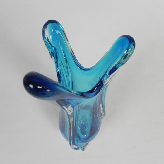 Image 1 of Vintage glass vase Val St. Lambert, 1950s