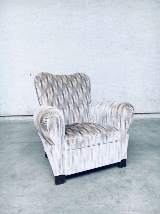 Image 1 of Ensemble de fauteuils de salon Art Déco, Belgique, années 1940