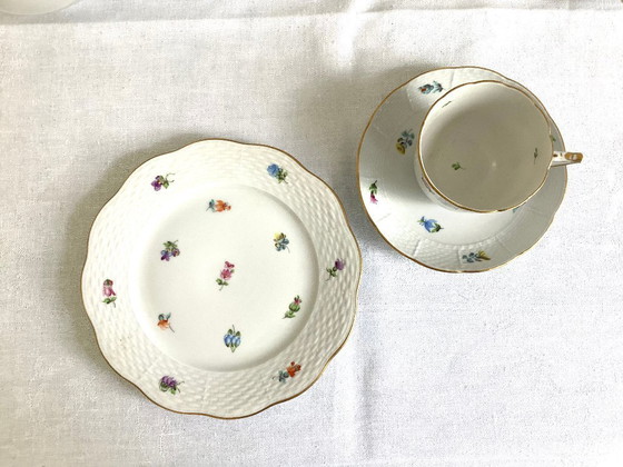 Image 1 of Service à café Herend original « Mille Fleurs »