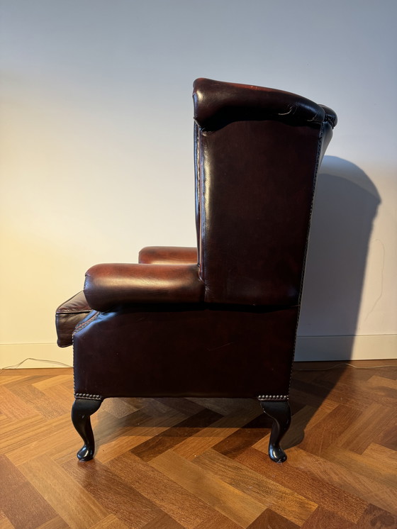 Image 1 of Poltrone Chesterfield - Rosso antico