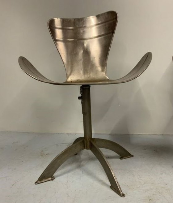 Image 1 of 2 sedie dal design in acciaio super cool