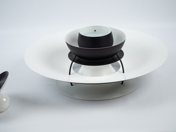 Danish PH5 Monochrome Lamp by Poul Henningsen, Louis Poulsen, 1958 – Pendant lamps, Aluminium (photo 9 of 12)
