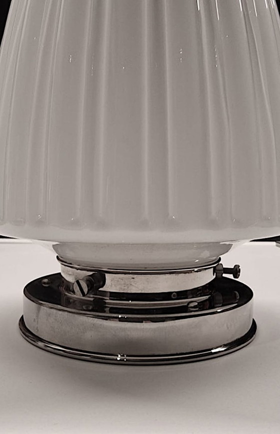 Image 1 of Retro ceiling lamp opal glass