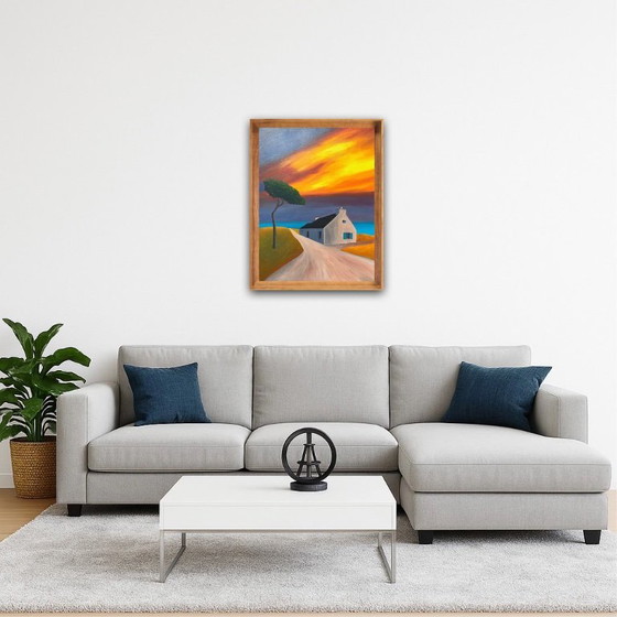 Image 1 of Öl auf Leinwandrahmen 61x46cm.