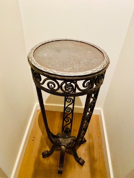 Image 1 of Art Nouveau tafel op voet