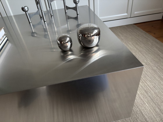 Image 1 of Silver Minimalist designer coffee table