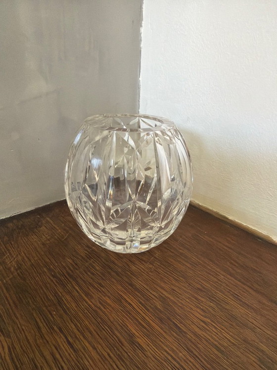 Image 1 of Crystal sphere vase from Glass Factory Maastricht