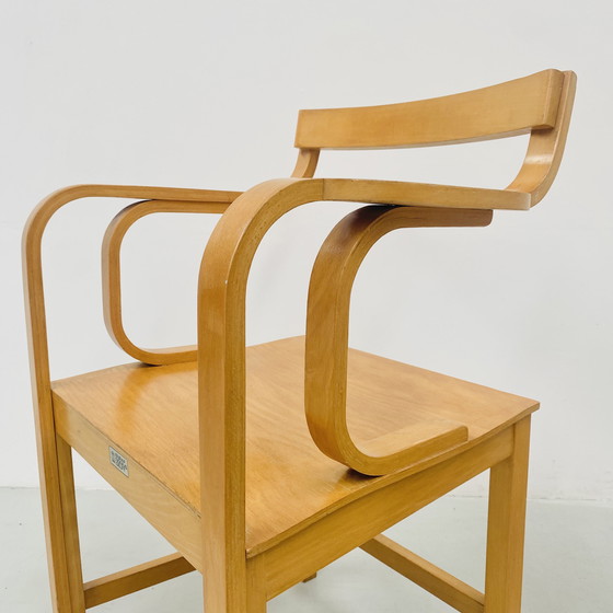 Image 1 of Sperrholzsessel aus Buche von Enraf Nonius Delft, 1970er