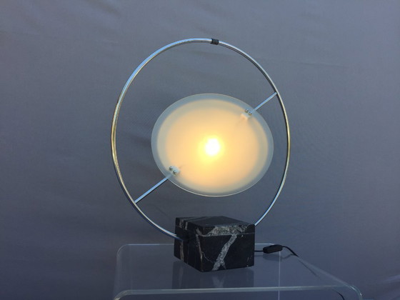 Image 1 of LUCIEN GAU LAMPE SATURNE VINTAGE