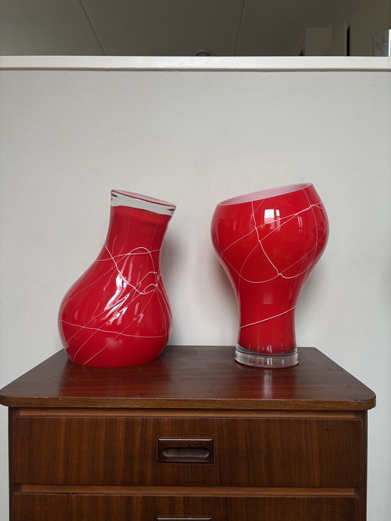 Image 1 of Space age Vase - Unique pair 