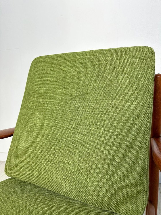 Image 1 of Vintage Model 118 Teakhouten Loungestoel van Grete Jalk voor France & Daverkosen, Deens design, jaren 1950