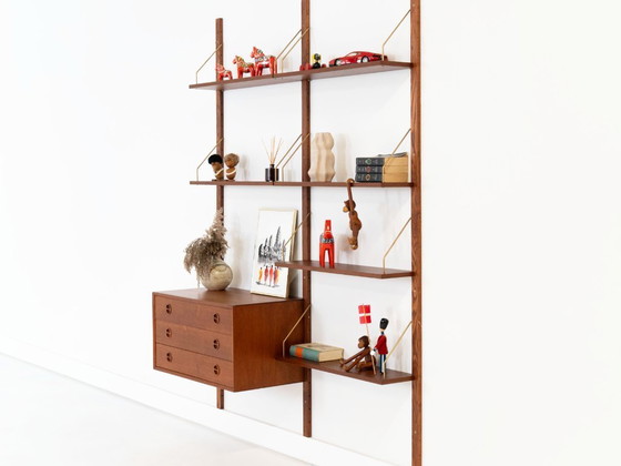 Teak Modular Shelving Unit, Danish Design, 1960s, Made In Denmark – Wood (photo 4 of 15)