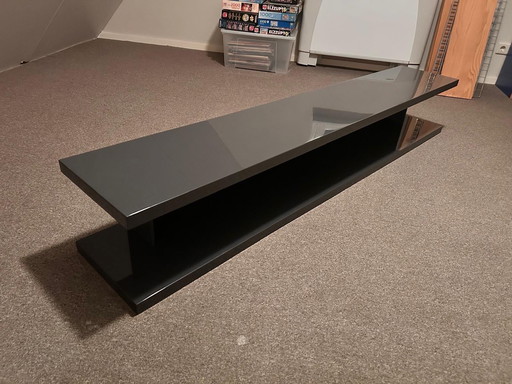 Twee Molteni&C wandplanken in antraciet - Italiaans Design