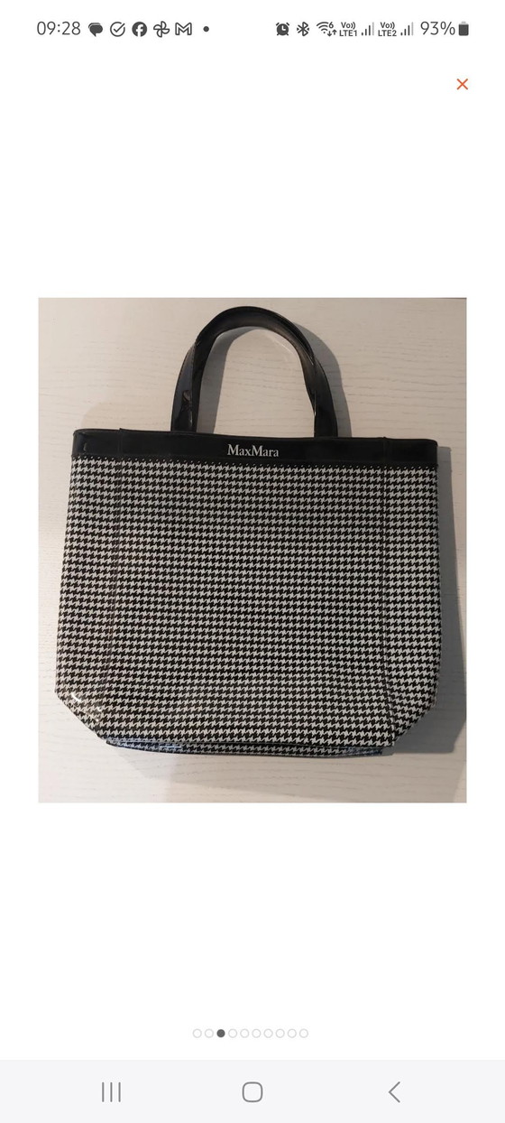 Image 1 of Bolso tote de vinilo Max Mara