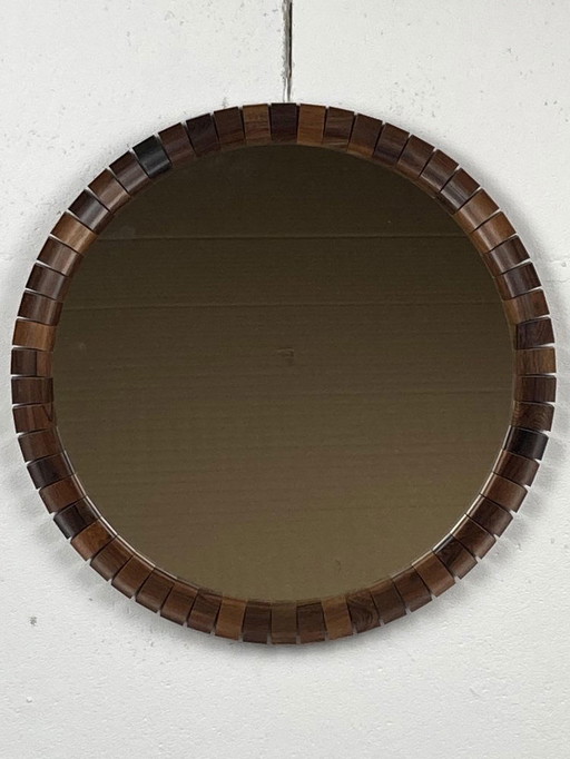 Danish Teak & Rosewood Mirror, 1960S