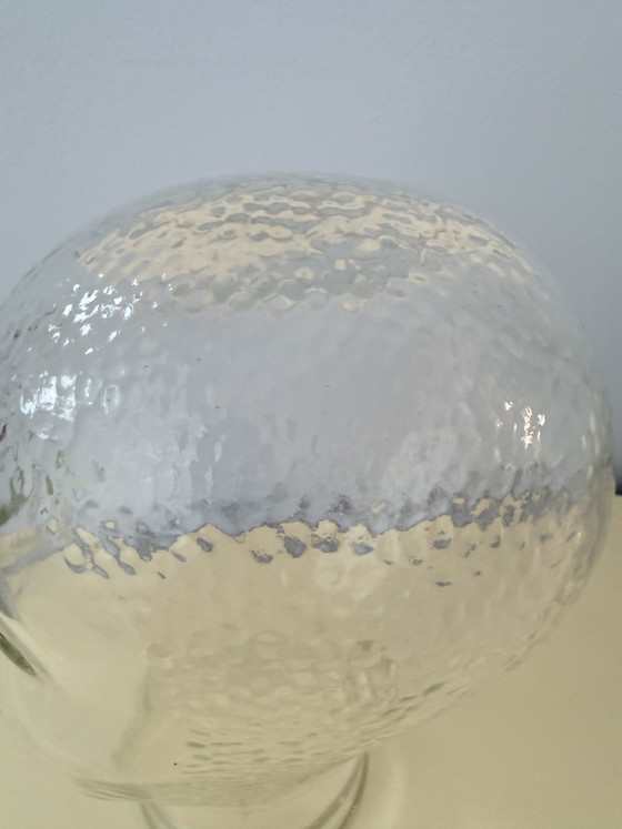 Image 1 of Tête en verre vintage des années 70