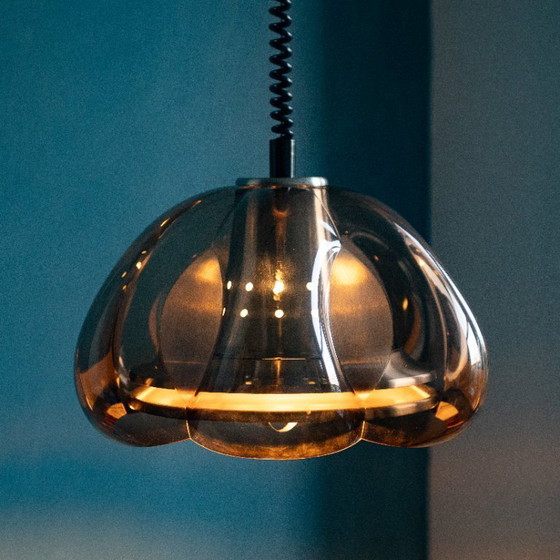 Image 1 of Vintage Herda Flower Space Age Hanglamp