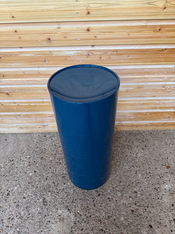 Kartell Componibili, Armadio contenitore blu con 4 scomparti, Armadi contenitori, Plastica (foto 5 di 7)