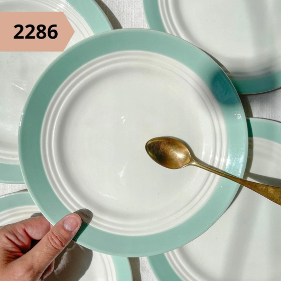 Petite Vintage Striped Plate, Single – Crockery, Retro (photo 3 of 6)