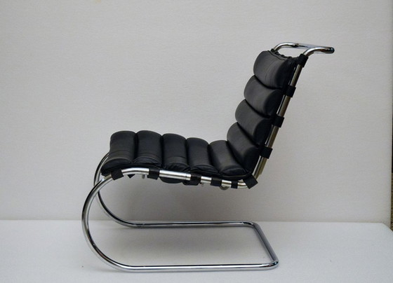 Image 1 of Ludwig Mies van der Rohe armchair MR series for Knoll, 1980s