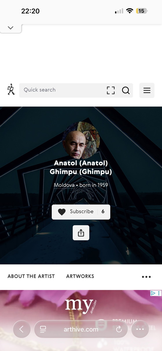 Image 1 of Anatol Ghimpu Original (2005) - Verzamelbare hedendaagse Moldavische kunst