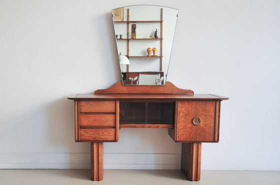 Image 1 of tocador Art Déco de roble