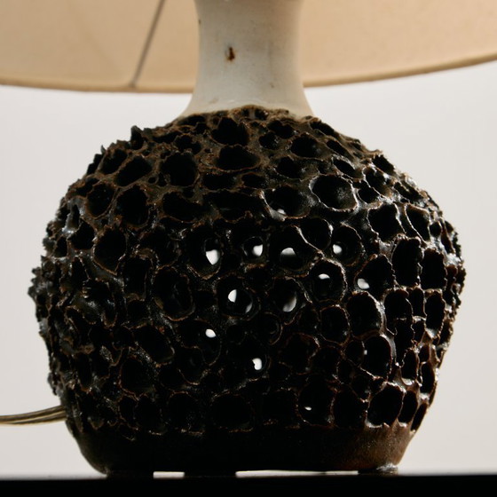 Image 1 of MK10983 Danish ceramic table lamp by Bodil Marie Nielsen, set of 2