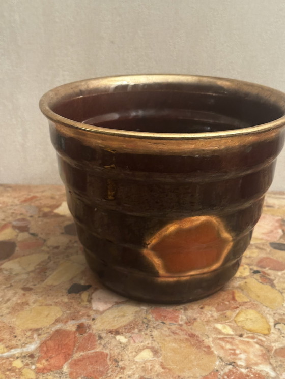 Image 1 of Vintage keramische plantenpot / Vintage keramische plantenpot