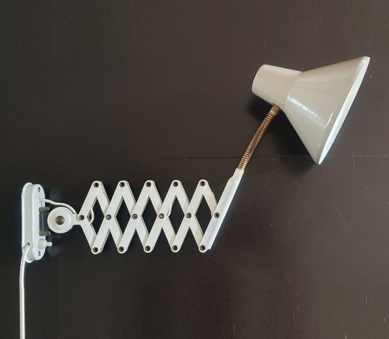Image 1 of Vintage Scissor Lamp Hala Zeist - metal